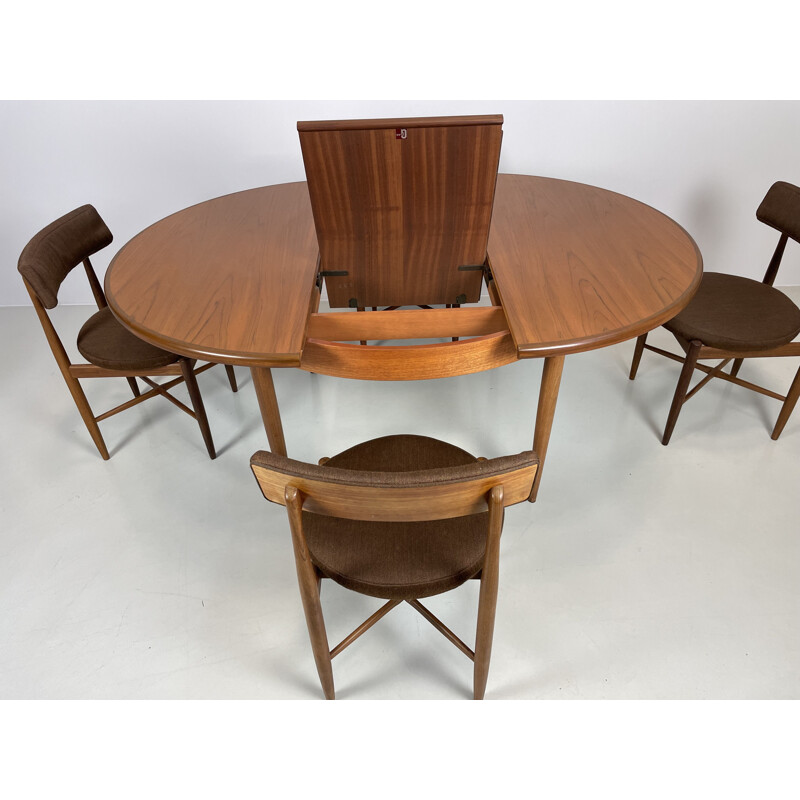 Vintage G-Plan dining set by Victor Wilkins, 1960s