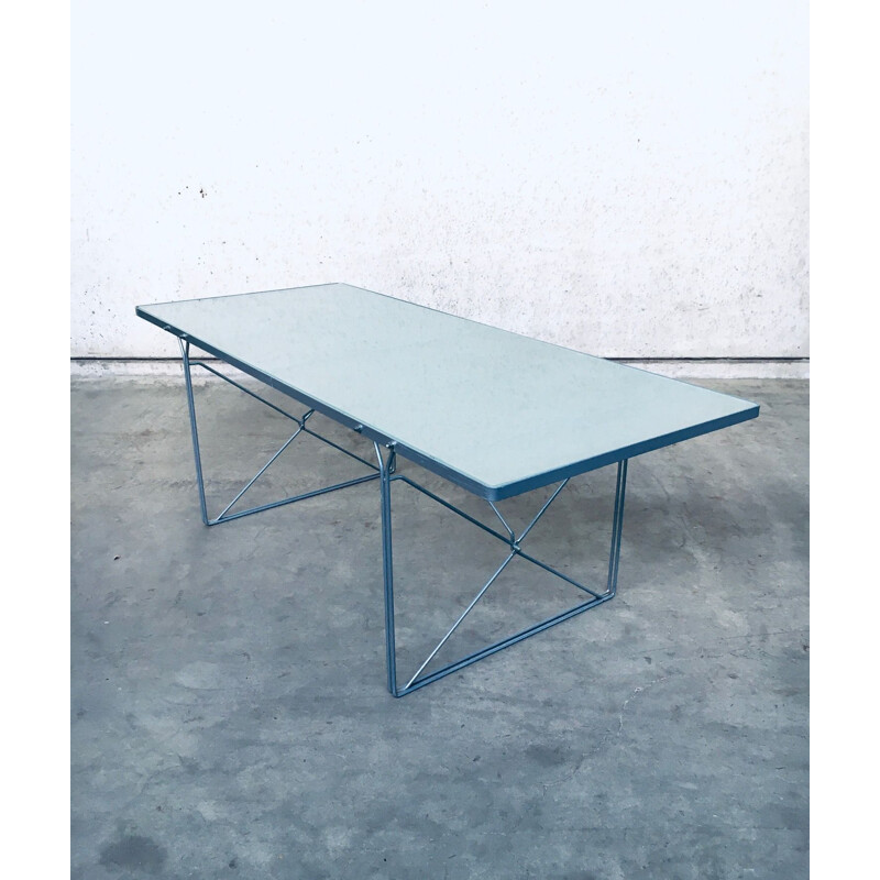 Vintage "Moment" glass dining table by Niels Gammelgaard for Ikea, 1980s
