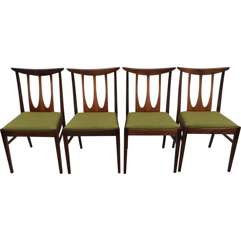 Ensemble de 4 chaises vintage G Plan Brasilia