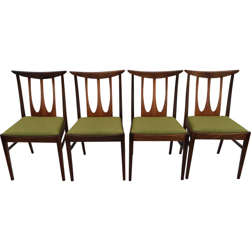 Set of 4 vintage G Plan Brasilia dining chairs