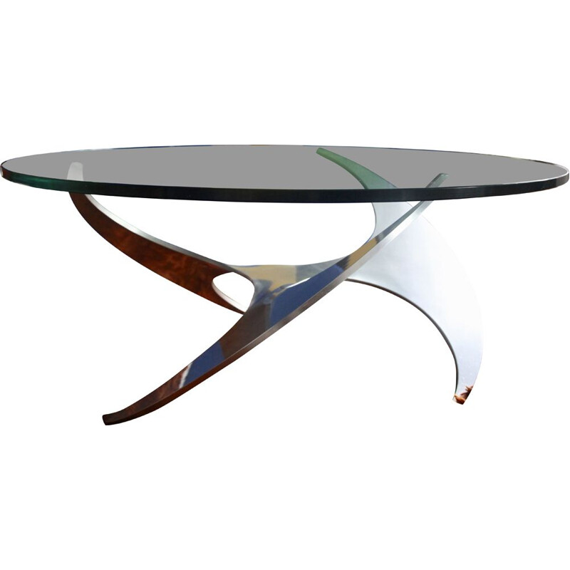 Vintage Propeller coffee table by Knut Hesterberg for Ronald Schmidt