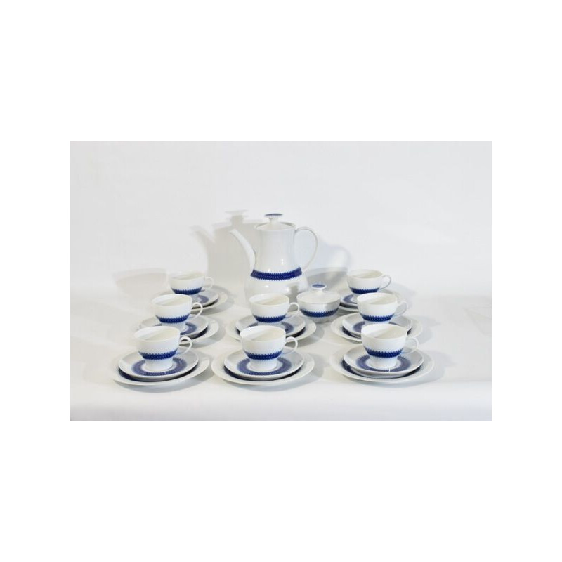 Vintage porcelain tea set by Tapio Wirkkala for Thomas, Germany 1967