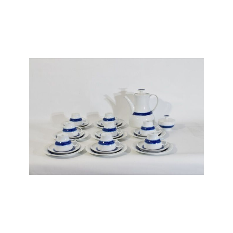 Service à thé vintage en porcelaine de Tapio Wirkkala pour Thomas, Allemagne 1967