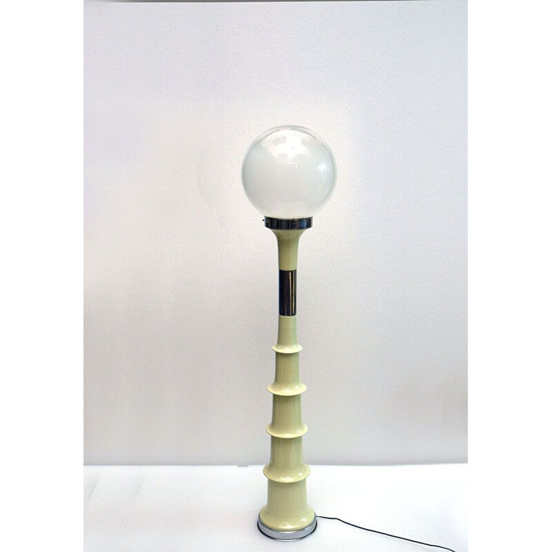 Vintage bamboo floor lamp by Tronconi, 1970s