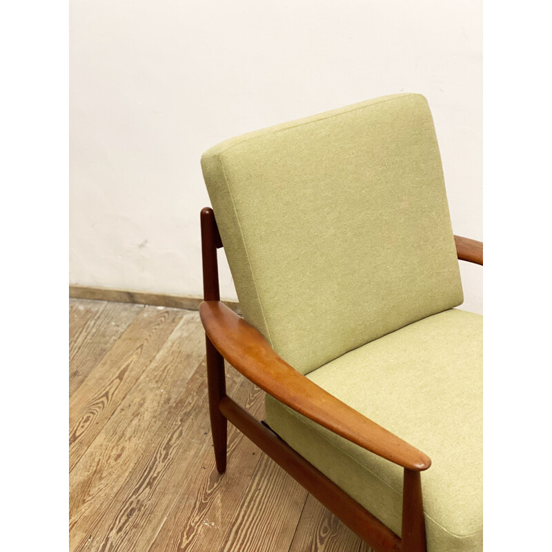 Mid century armchair by Grete Jalk for France and Daverkosen, Denmark 1950s