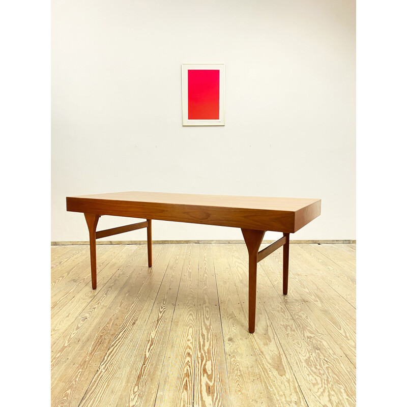 Danish mid century teak desk by Nanna Ditzel for Søren Willadsen Møbelfabrik, 1950s