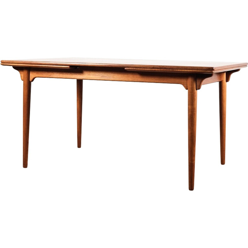 Vintage teak dinnig table, Gunni Junior OMANN - 1960s