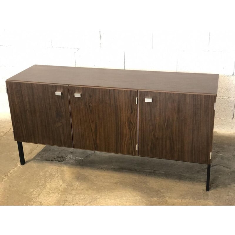 Vintage sideboard in exotic wood by Pierre Guariche for Meurop, 1960