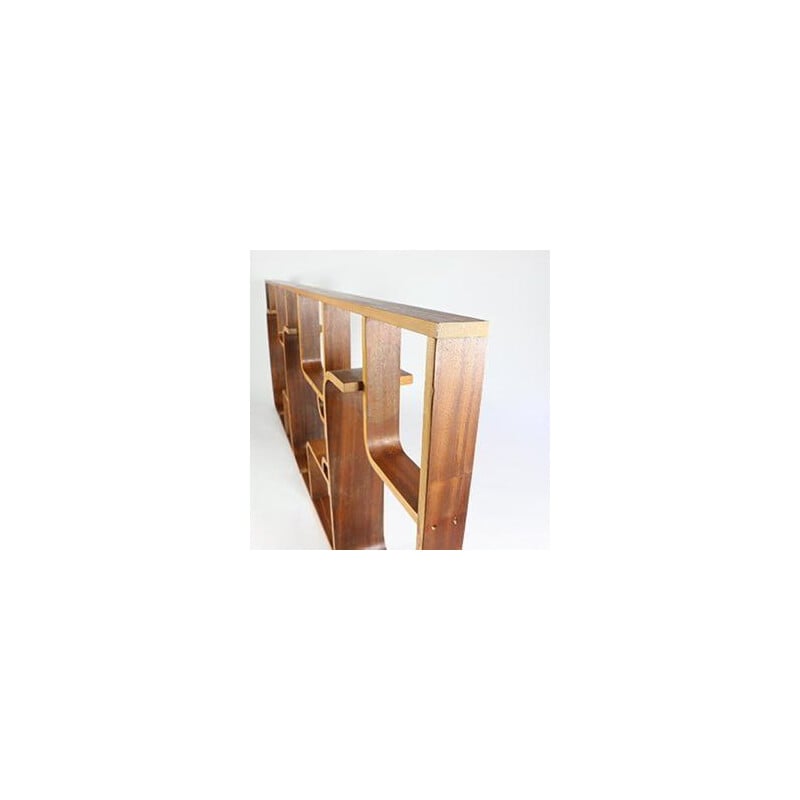 Vintage Halabala wood partition