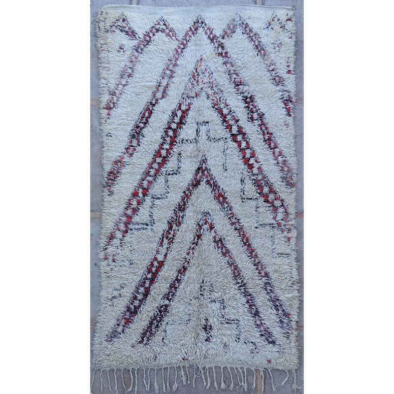 Vintage Berber rug Beni ouarain