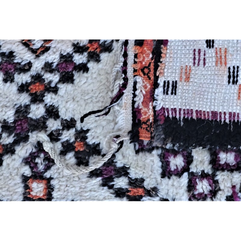 Vintage Berber rug Beni ouarain Marmoucha