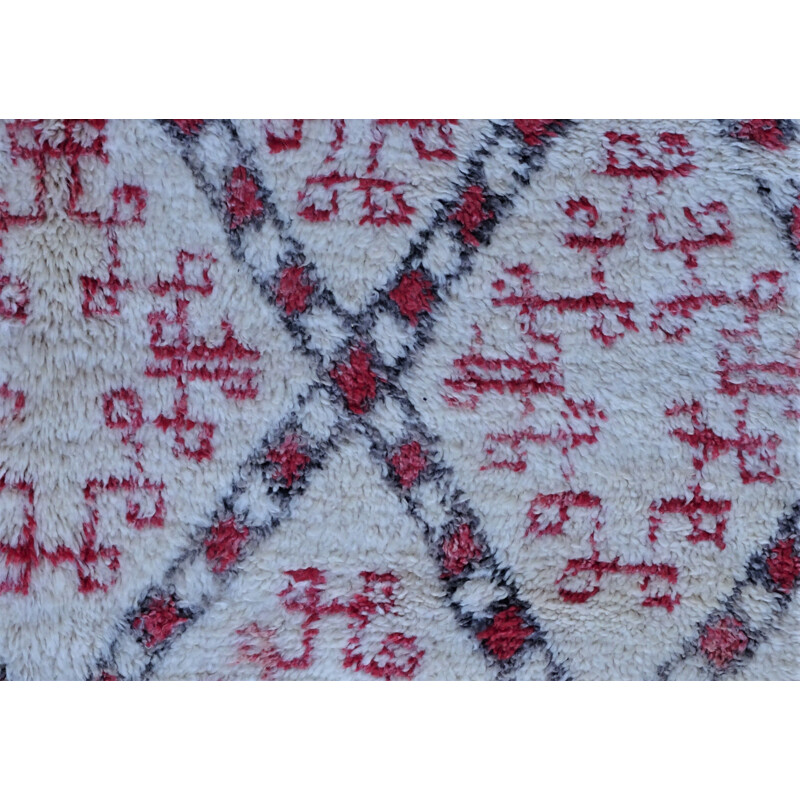 Vintage Berber rug Beni ouarain