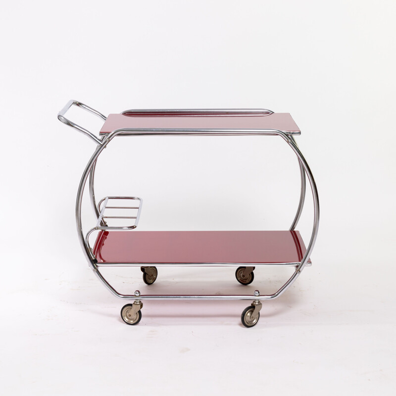 Mid-century bar trolley, 1950s