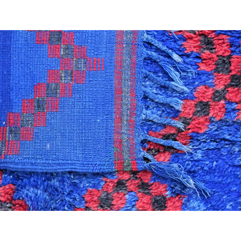 Beni M'Guild tapete berbere vintage em lã
