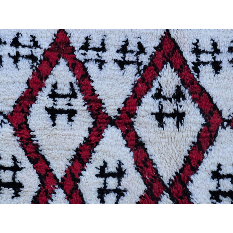 Vintage Berber rug Beni ouarain