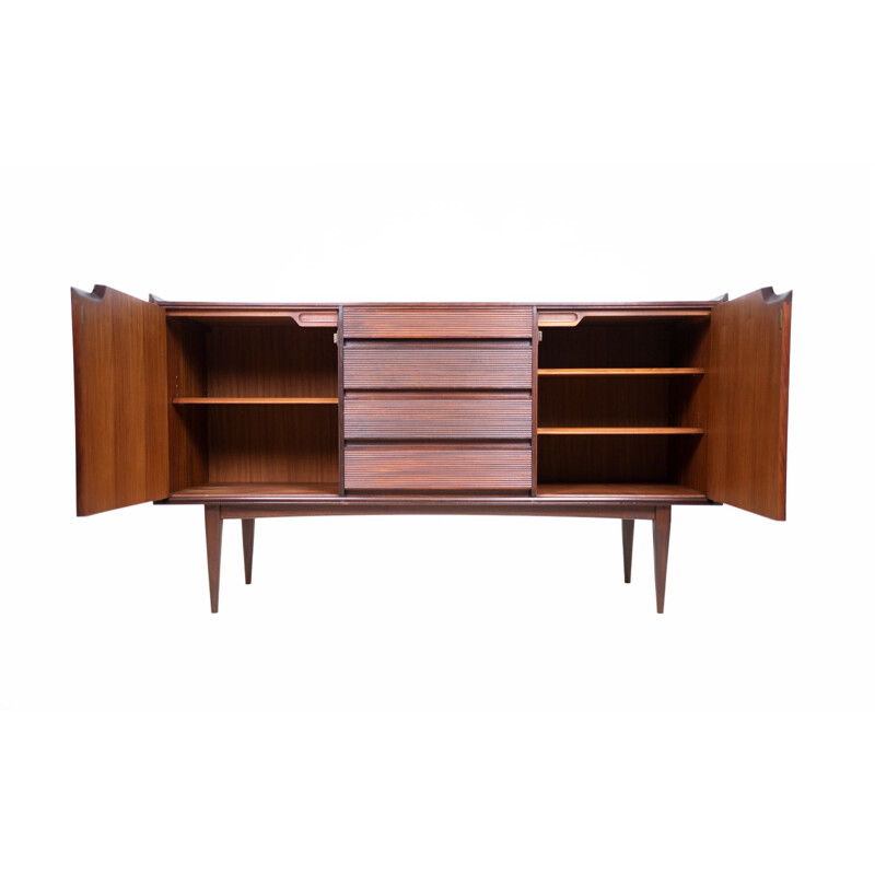 British vintage afromosia teak sideboard by Richard Hornby for Fyne Ladye