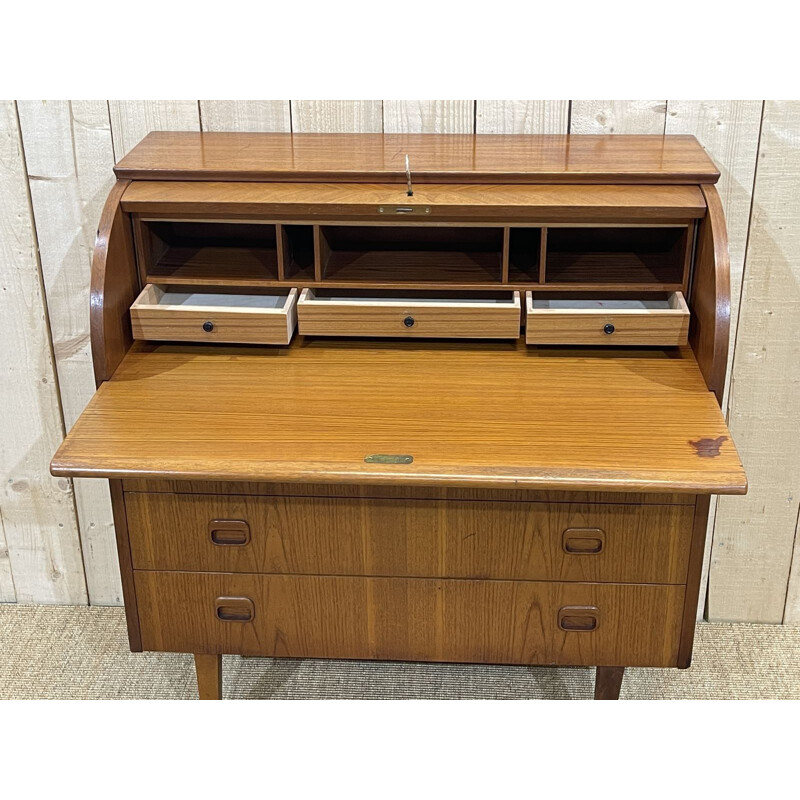 Vintage teak secretary, 1970