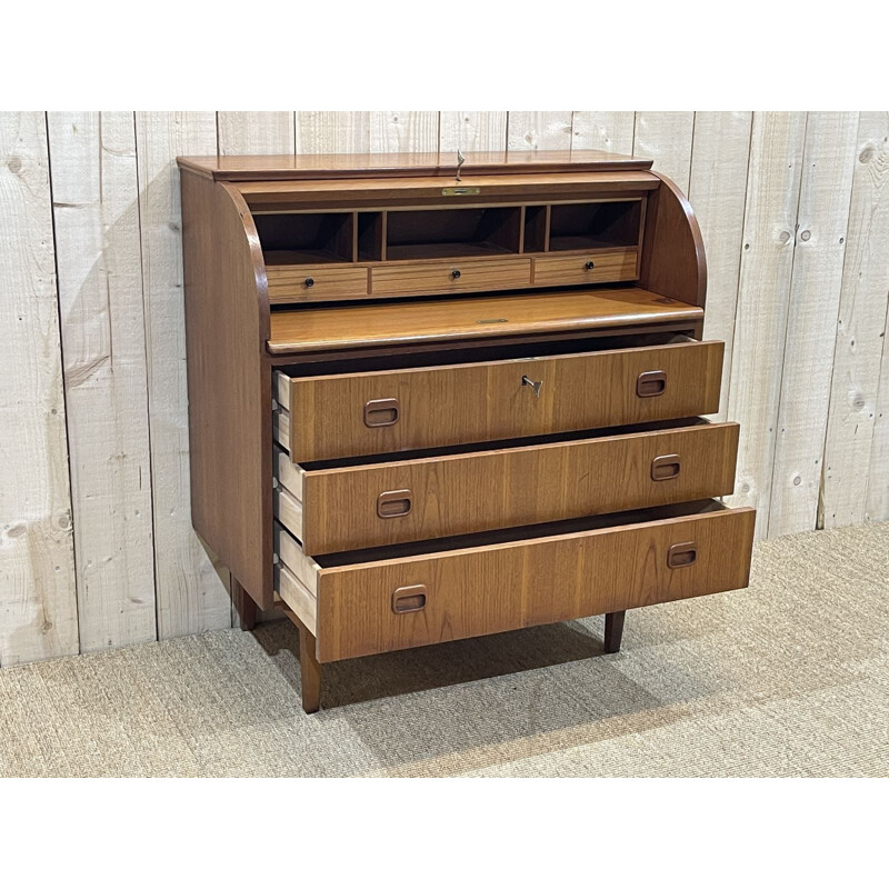 Vintage teak secretary, 1970