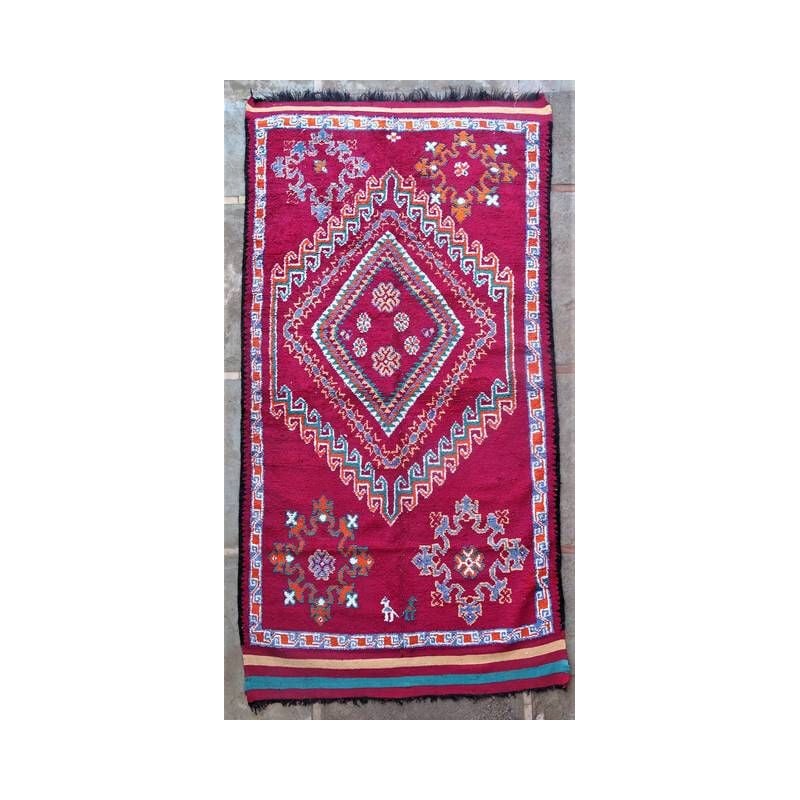 Azilal vintage berber tapijt