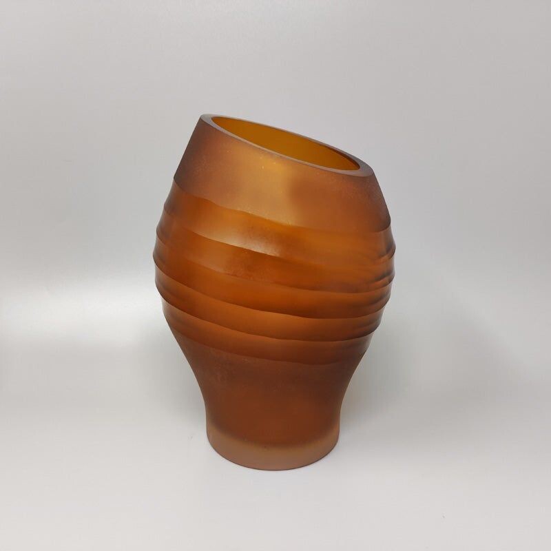 Ein Paar Vintage-Vasen aus Muranoglas von Seguso, Italien 1960