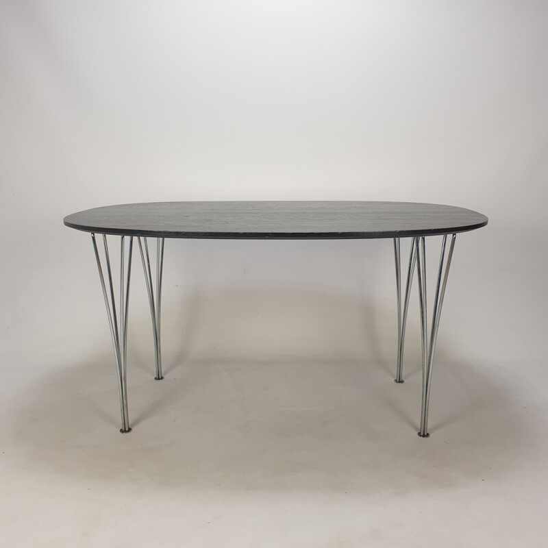 Table vintage par Arne Jacobsen et Mathsson pour Fritz Hansen, Danemark 1992