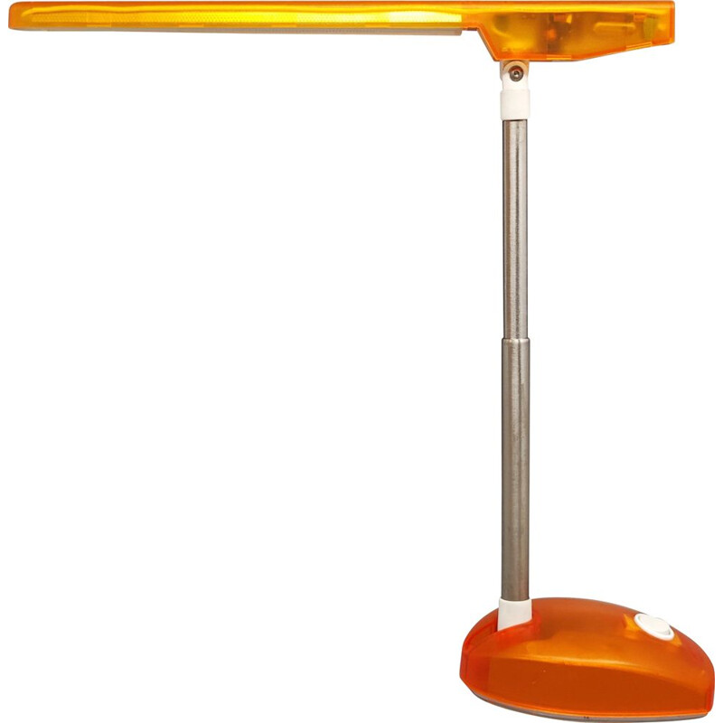 Lampada da tavolo vintage arancione di Ernesto Gismondi per Artemide, Italia 1990