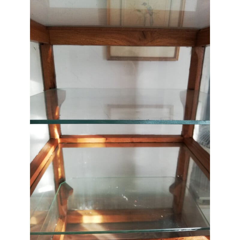 Vintage countertop display cabinet