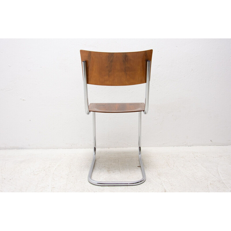 Vintage Bauhaus chair S43 by Mart Stam, Czechoslovakia 1930s