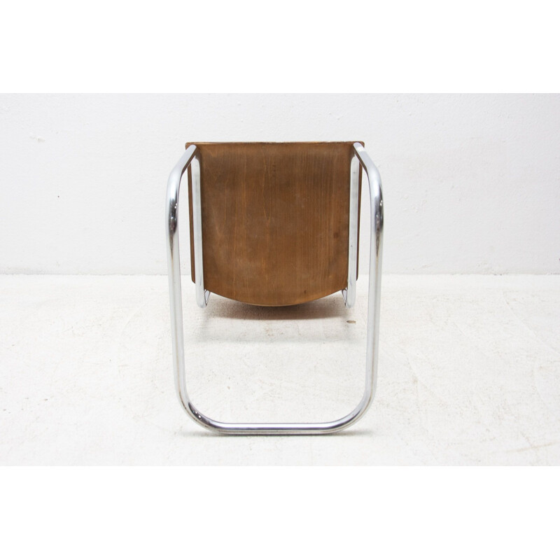 Vintage Bauhaus chair S43 by Mart Stam, Czechoslovakia 1930s