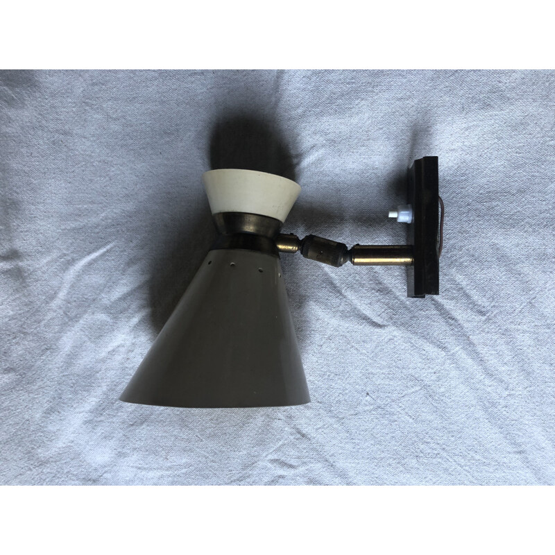 Vintage diabolo wall lamp, 1950