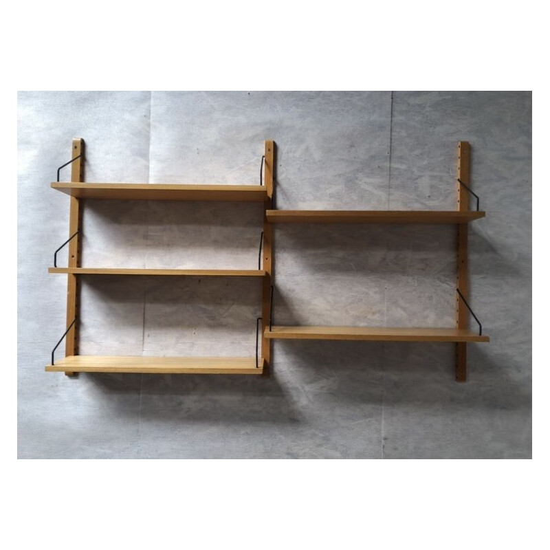 Vintage wall shelf by Poul Cadovius, Denmark 1960