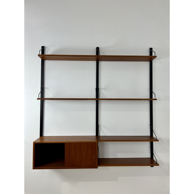 Vintage wall unit Royal System by Poul Cadovuis, 1960s