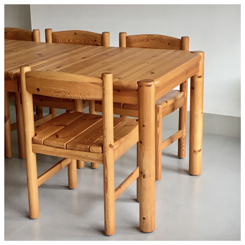 Set of 6 vintage chairs by Rainer Daumiller, 1970