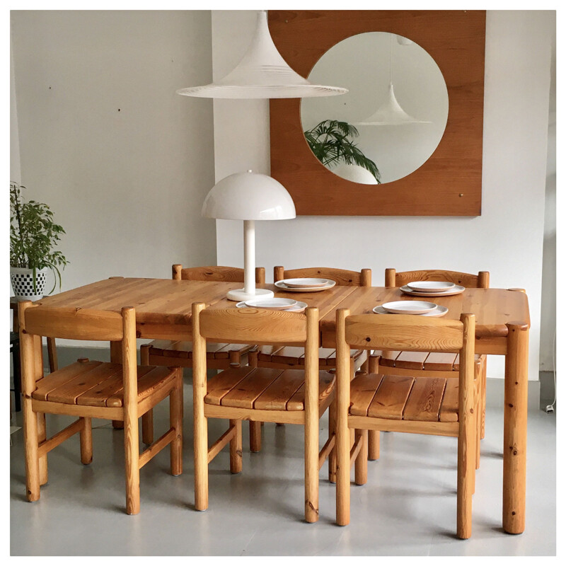 Set of 6 vintage chairs by Rainer Daumiller, 1970