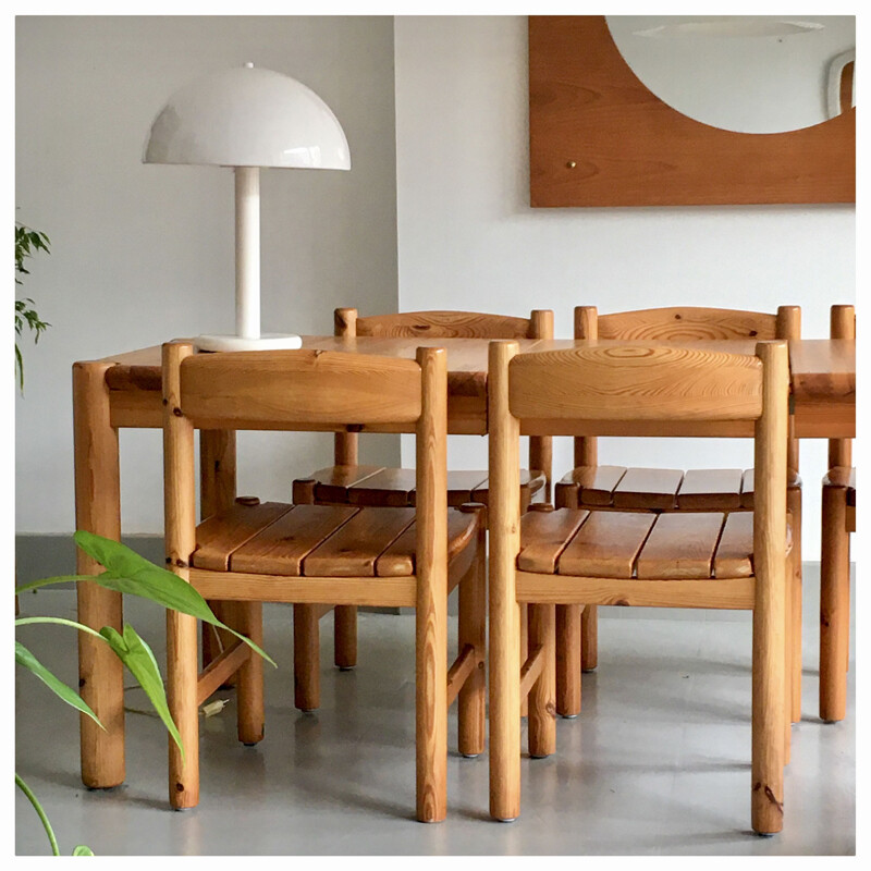 Set of 6 vintage chairs by Rainer Daumiller, 1970