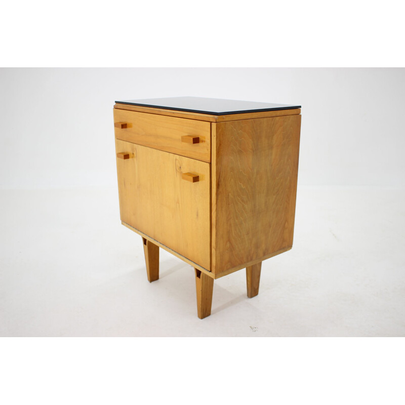 Vintage maple chest of drawer by Frantisek Mezulanik, Czechoslovakia 1960s