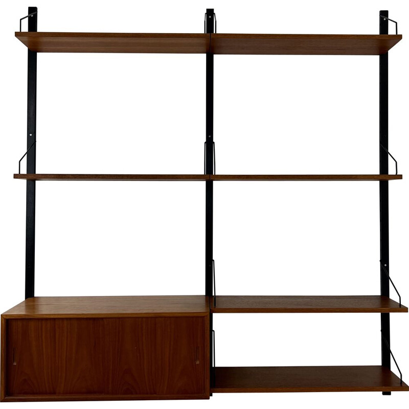 Vintage wall unit Royal System by Poul Cadovuis, 1960s