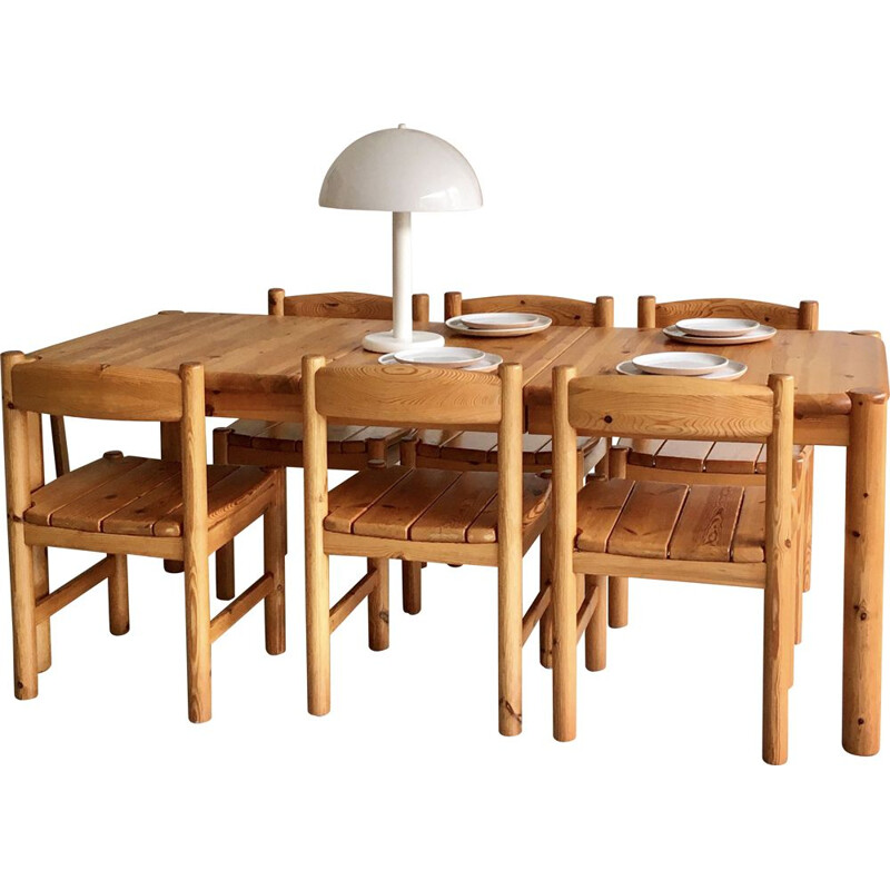 Set of 6 vintage chairs by Rainer Daumiller, 1970