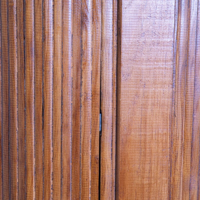 Vintage pine wood partition by Baumann, 1940