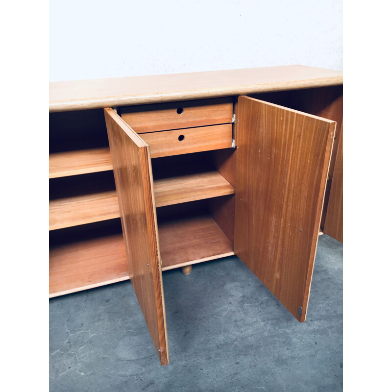 Italienisches Vintage Rattan Sideboard, 1970