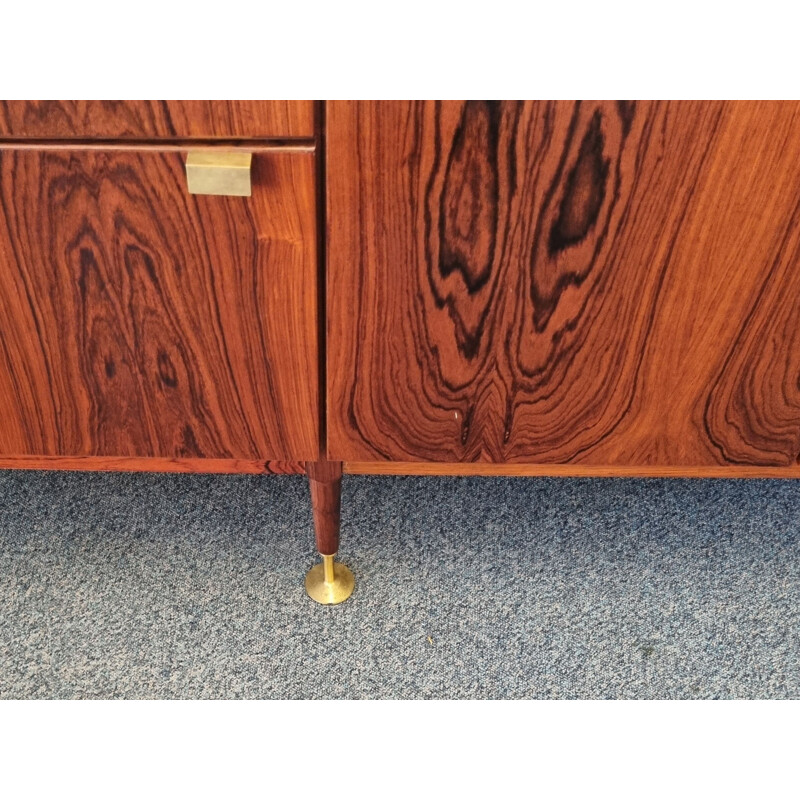 Credenza vintage in palissandro e ottone di A.A. Patijn per Fristho Franeker, 1953