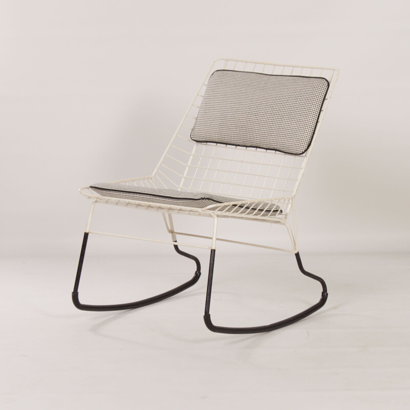 Vintage Flamingo rocking chair by Cees Braakman for Pastoe, 1960s