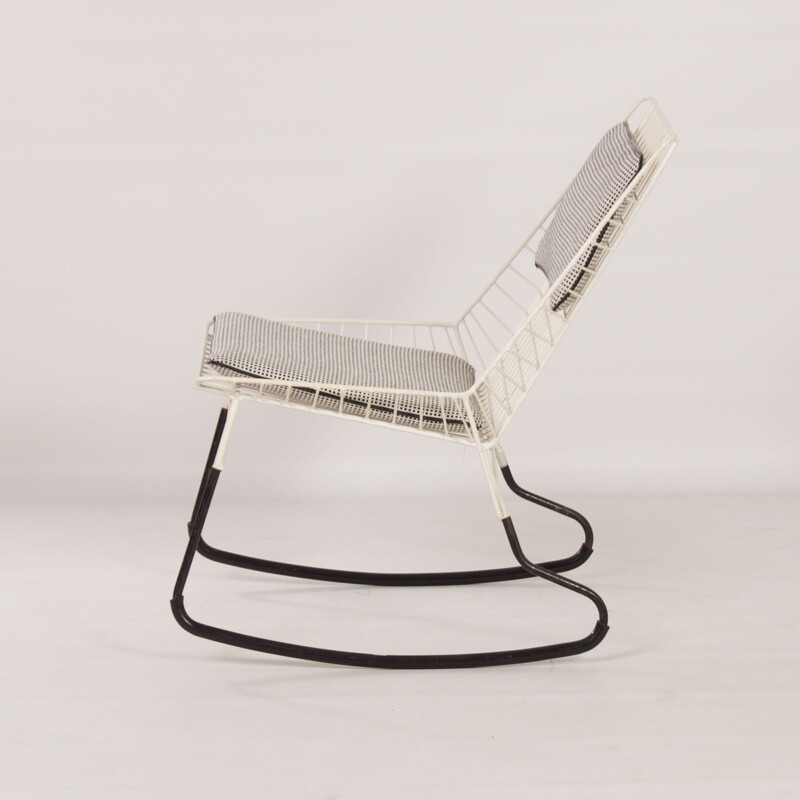 Cadeira de balanço Vintage Flamingo por Cees Braakman para Pastoe, 1960