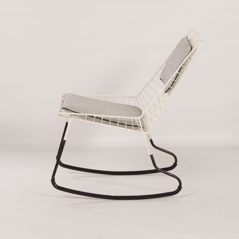 Vintage Flamingo rocking chair by Cees Braakman for Pastoe, 1960s