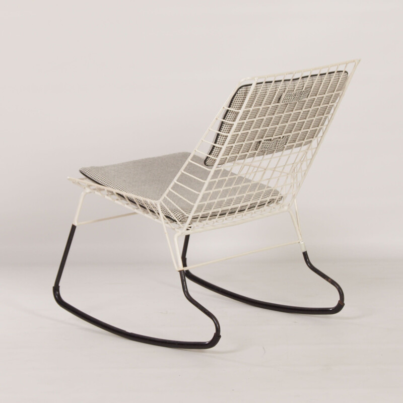 Vintage Flamingo rocking chair by Cees Braakman for Pastoe, 1960s