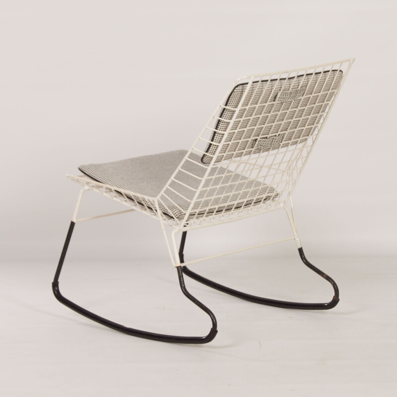 Vintage Flamingo schommelstoel van Cees Braakman voor Pastoe, 1960