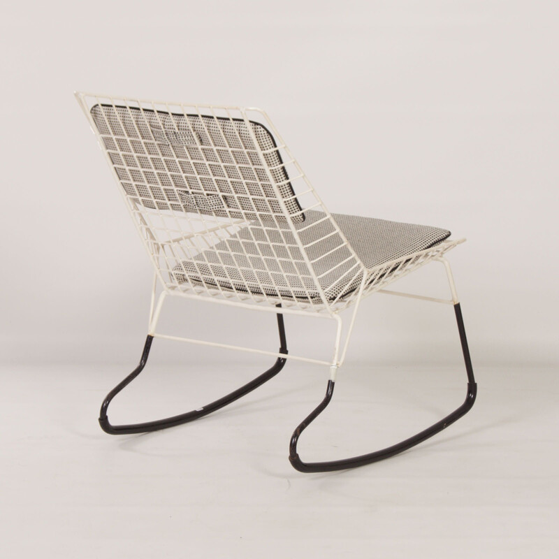 Silla mecedora Vintage Flamingo de Cees Braakman para Pastoe, 1960