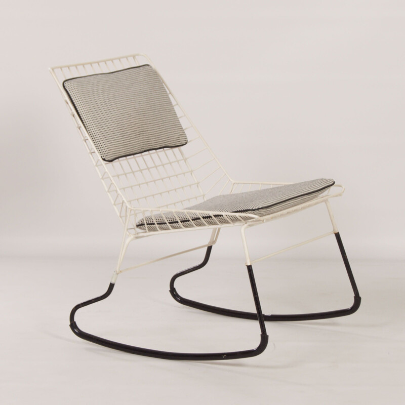 Vintage Flamingo rocking chair by Cees Braakman for Pastoe, 1960s