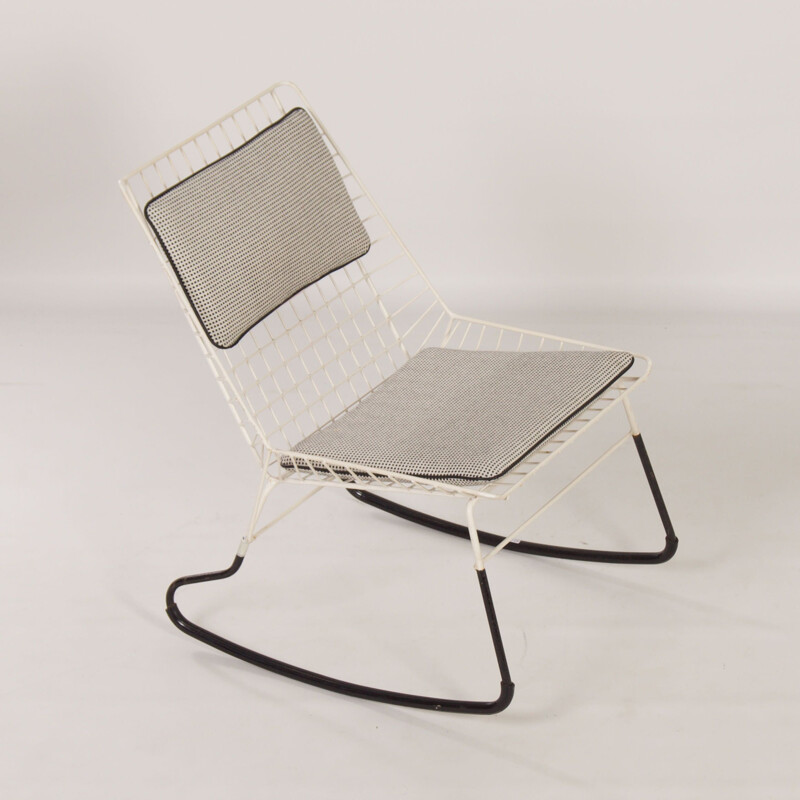 Vintage Flamingo rocking chair by Cees Braakman for Pastoe, 1960s