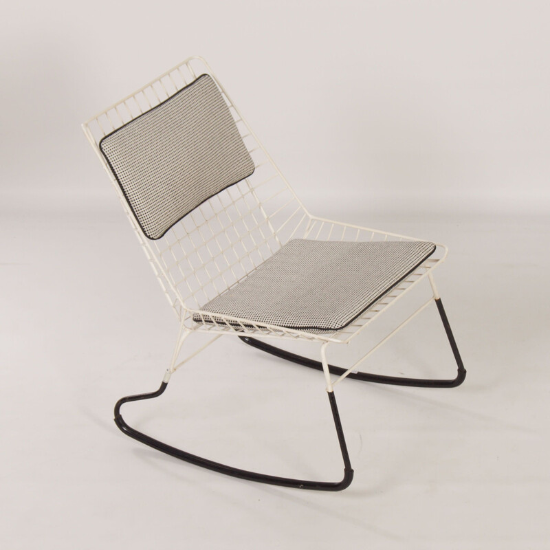 Silla mecedora Vintage Flamingo de Cees Braakman para Pastoe, 1960